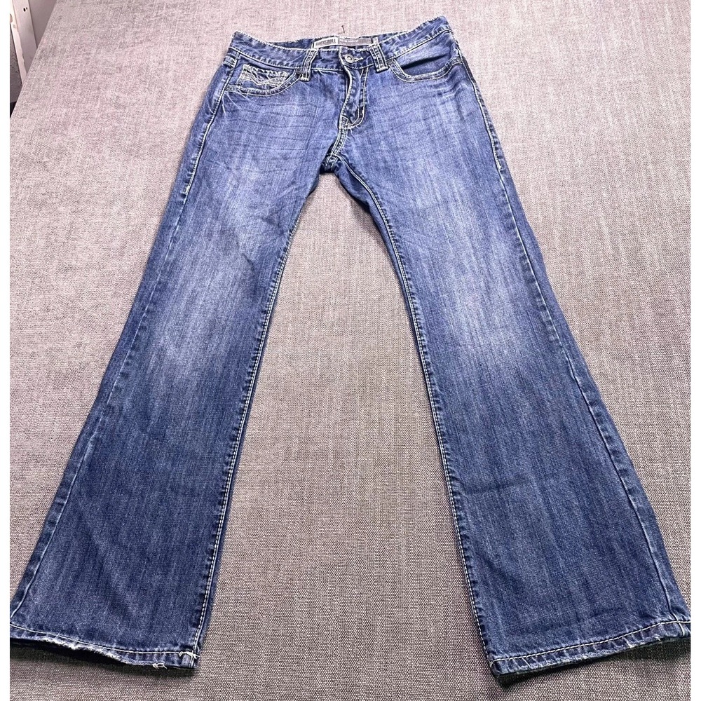 Rock & Roll Denim Pistol Bootcut Jeans Mens 30x32 Blue Regular Fit Casual Travel